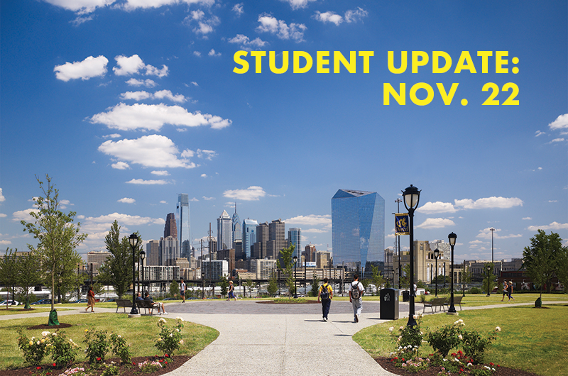 With Thanksgiving and the holiday season upon us, it's important for Drexel students to continue adhering to all public health protocols and safety precautions in order to help prevent the spread of COVID-19. 